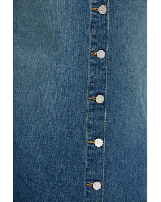Alaïa Blue Denim Skirts