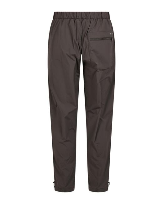 Herno Brown Drawstring Casual Pants for men