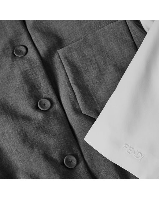 Fendi Gray Softshell Jacket