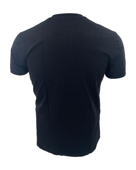 Armani Jeans Blue V-Neck Short-Sleeved T-Shirt for men