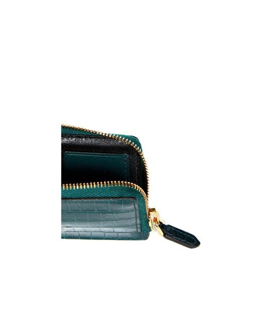 Tom Ford Blue Zip-Around Wallet for men