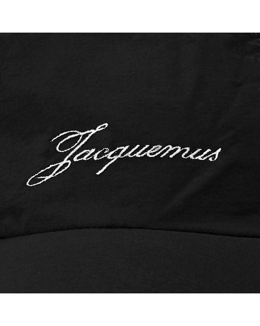 Jacquemus Black Simple Baseball Cap for men