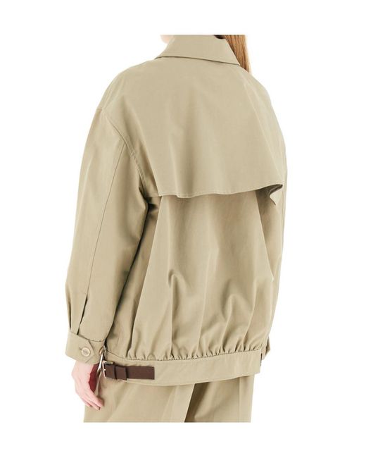 Semicouture Natural Nives Zip-Up Jacket