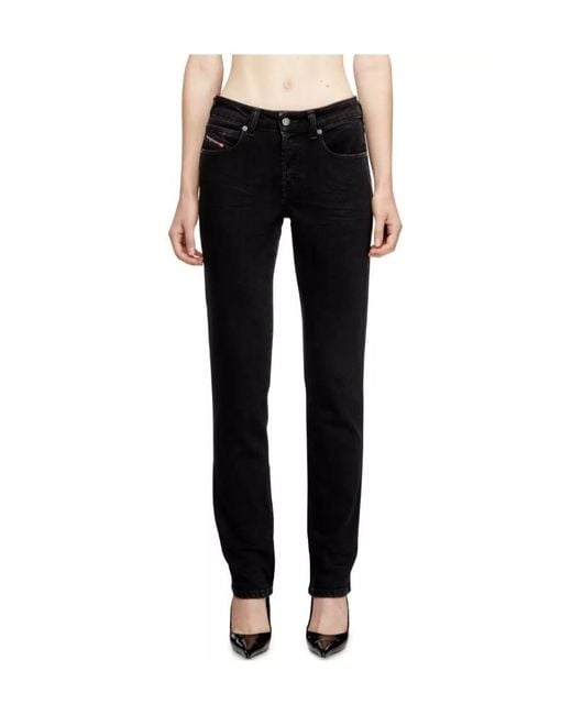 DIESEL Black Slim Jeans 1992 D-Jiann 09N89