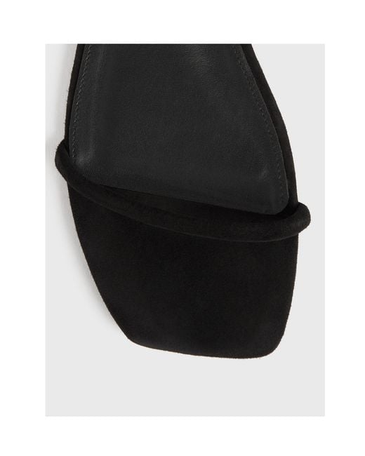 Totême White Totême Square Toe Double Strap Sandals