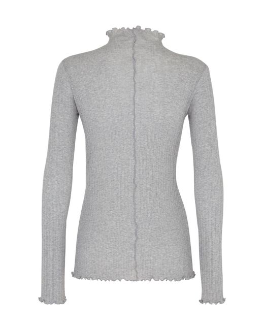 Fendi Gray Mock Neck Knitted Jumper