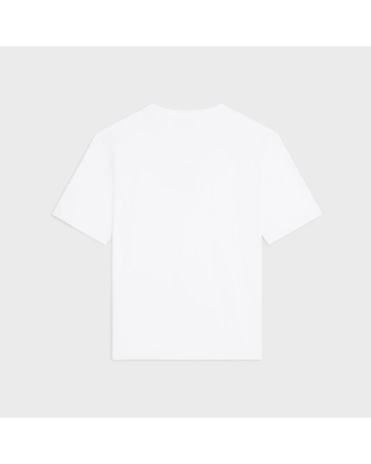 Céline White Loose T-Shirt