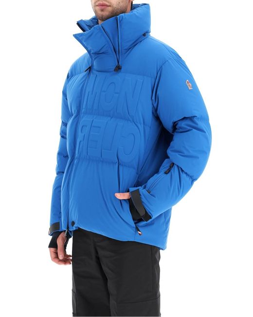 Moncler Blue Padded Down Jacket for men