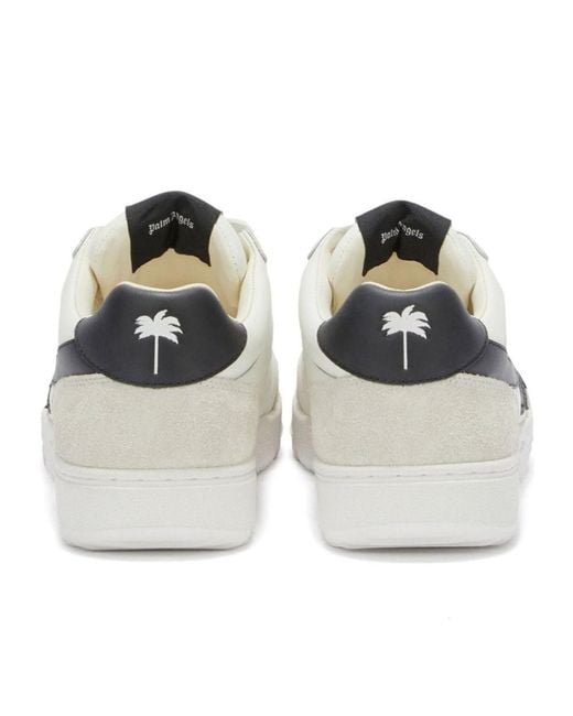 Palm Angels White Palm Beach University Low-Top Sneakers for men
