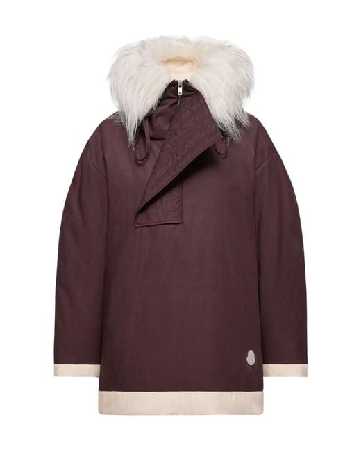 Moncler Purple Jil Sander Bowtiediene Short Down Jacket for men