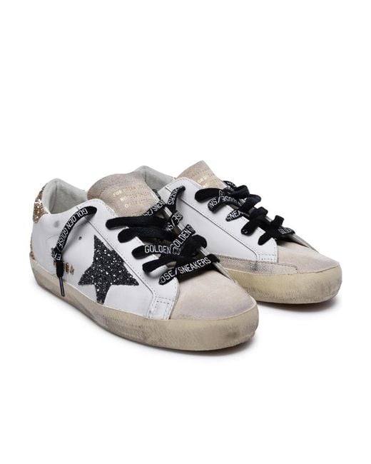 Golden Goose Deluxe Brand White Superstar Low-Top Sneakers