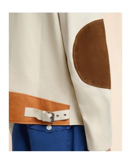 Marni Natural Buckle Collar Jacket for men