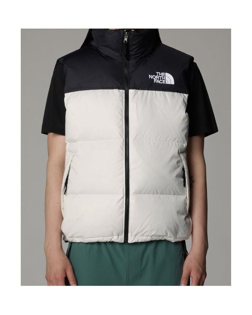 The North Face Black 1996 Retro Nuptse Puffer Gilet for men