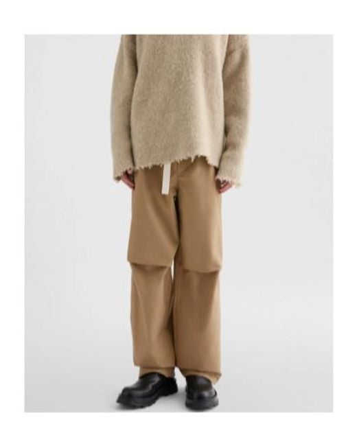 Jil Sander Natural Cotton Trousers for men