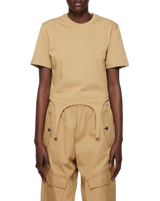 Dion Lee Multicolor Organic Cotton Garter T-Shirt