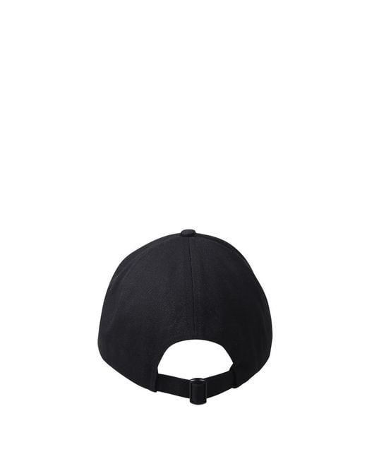 Moncler Blue Logo Patch Baseball Cap for men