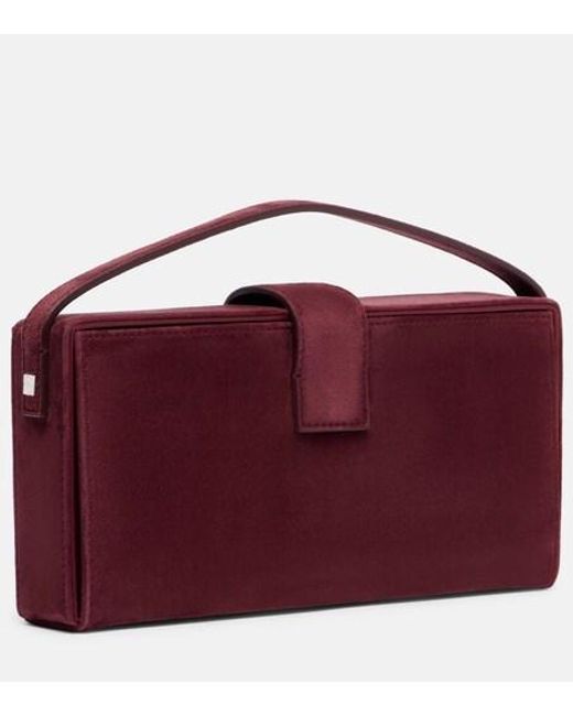 Magda Butrym Red Apolonia Suede Clutch
