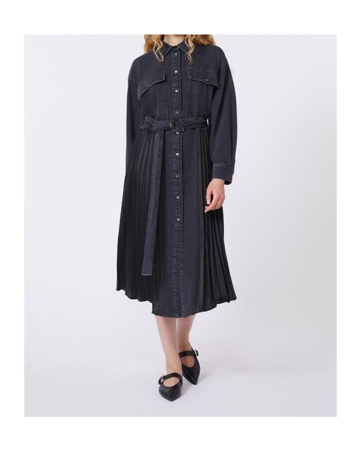 Weekend by Maxmara Blue Wkdcitrato Long-Sleeved Dress