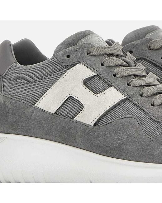 Hogan Gray Interactive 3 Sneakers for men