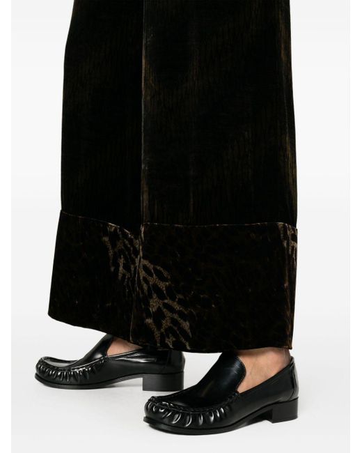 Pierre Louis Mascia Black Elastic Waist Casual Pants