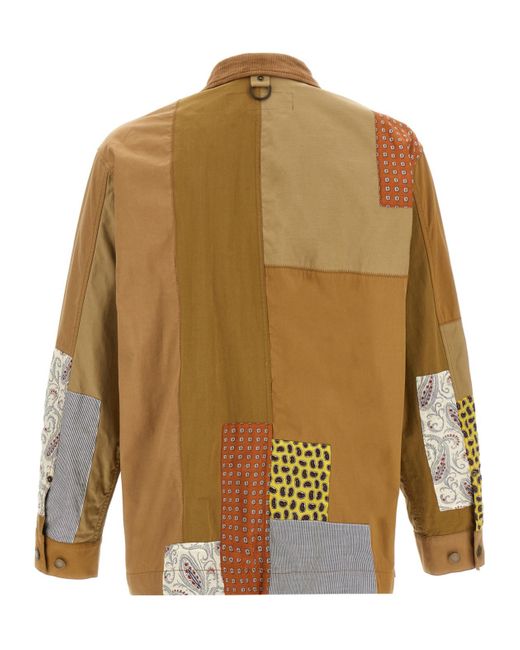 Comme des Garçons Brown Patchwork Jacket for men