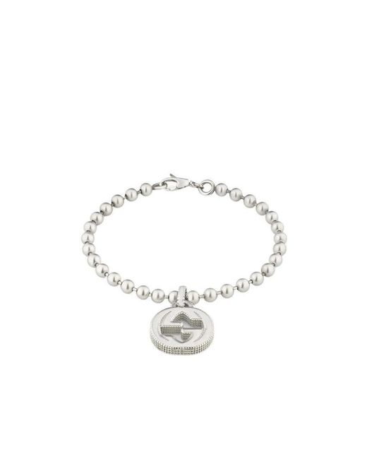 Gucci Natural Logo Pendant Bracelet for men