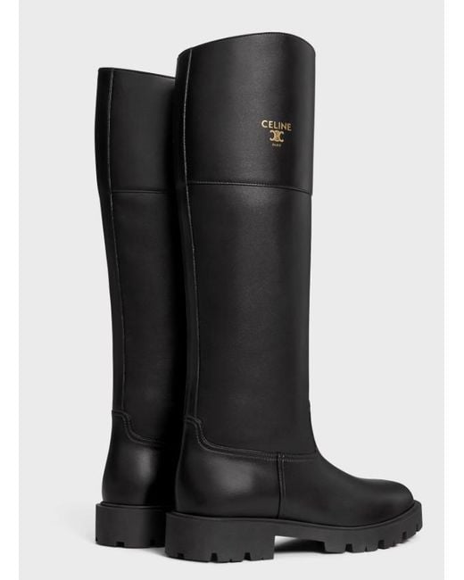 Céline Black Margaret High Boot