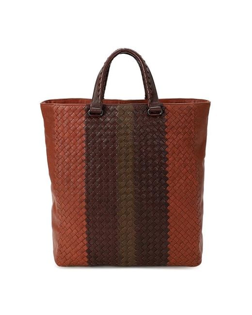 Bottega Veneta Brown Logo Handbag