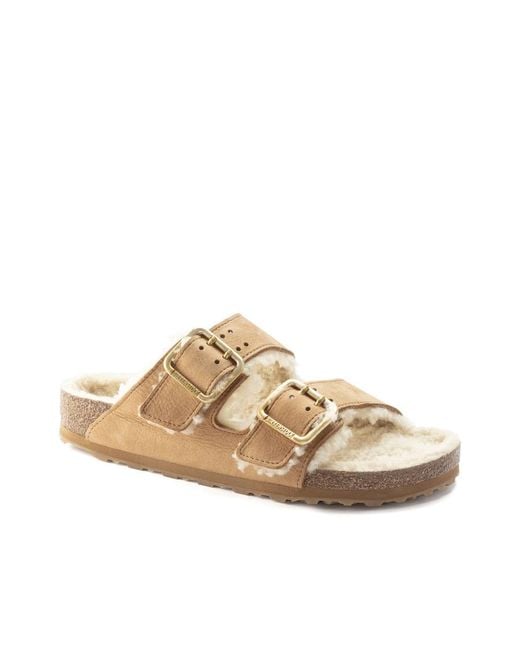 Birkenstock White Double-Button Slippers for men
