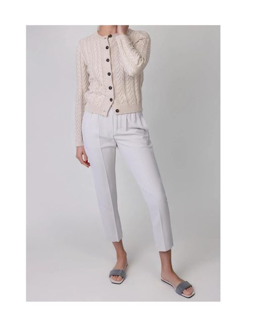 Brunello Cucinelli Pink Elasticated-Waistband Trousers