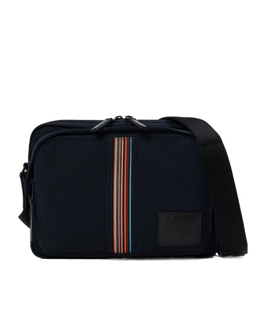 Paul Smith Blue Fabric Camerastyle Crossbody Bag for men