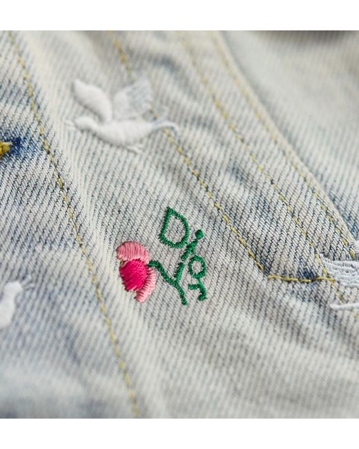 Dior White Amour Embroidered Jacket
