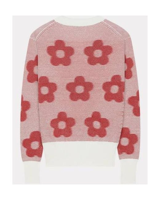 KENZO Red Flower Spot Jumper