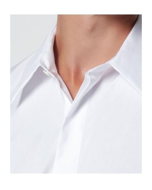 Dries Van Noten White Long Sleeved Shirt for men