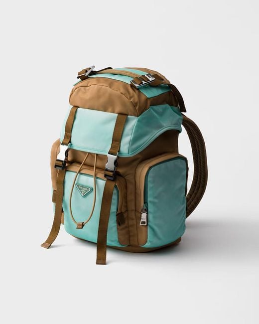 Prada Green Medium Re-Nylon Backpack for men