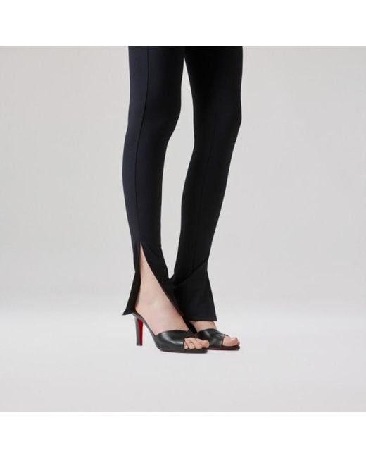 Christian Louboutin Black Fanny Slide Heeled Mules