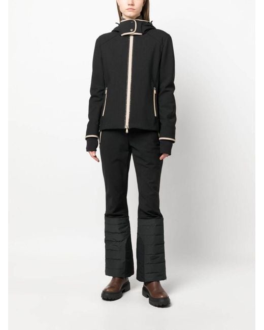 Brunello Cucinelli Black Hooded Virgen Wool Jacket