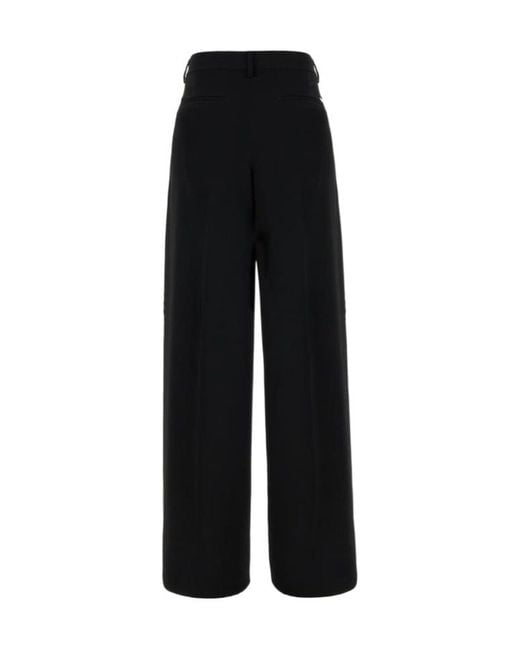 DSquared² Black Logo-Plaque Trousers