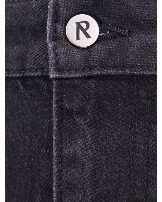 Represent Blue Belt-Strap Jeans for men