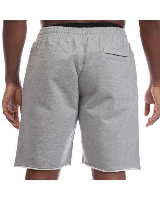 Off-White c/o Virgil Abloh Gray Elastic Waist Versatile Shorts for men