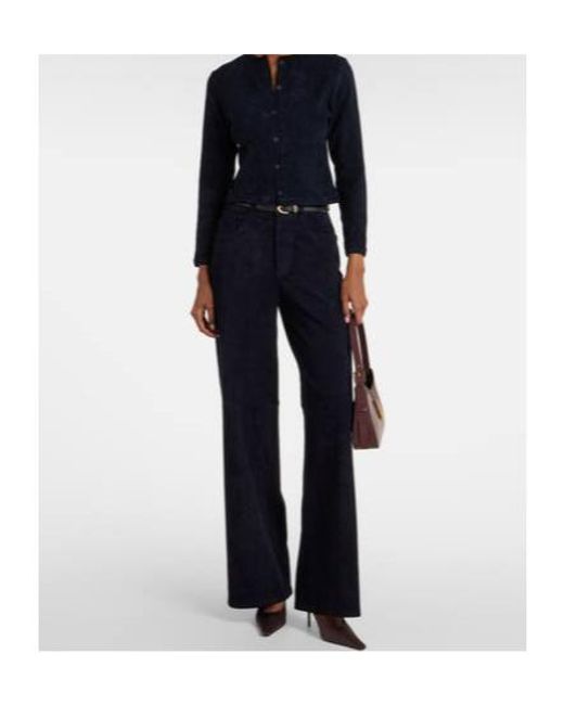 Stouls Blue Astrid 24 Suede Cardigan