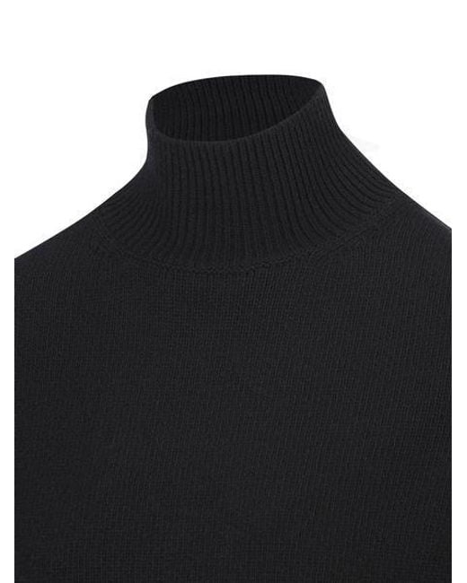 Balenciaga Black Turtleneck Knit Jumper