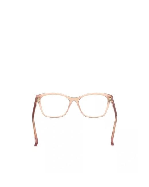 Max Mara Natural Square Frame Glasses