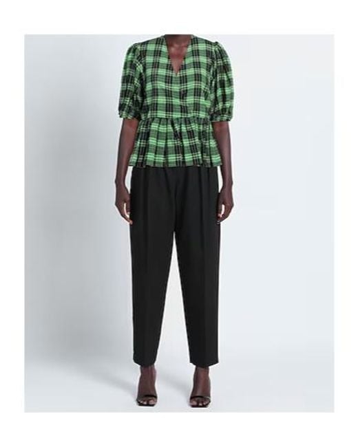 Ganni Green Tops