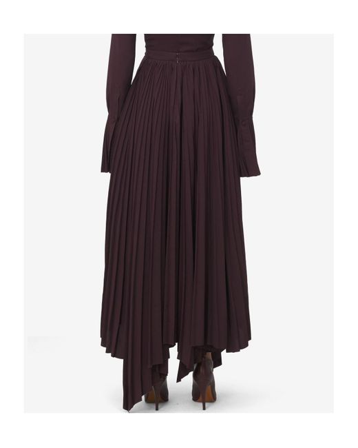 スカート ALEXANDER MCQUEEN ASYMMETRICAL WOOL TWILL SKIRT McQueen Wool Asymmetric Midi Skirt | Harrods US
