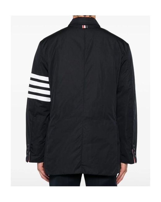 Thom Browne Blue Striped Jacket for men