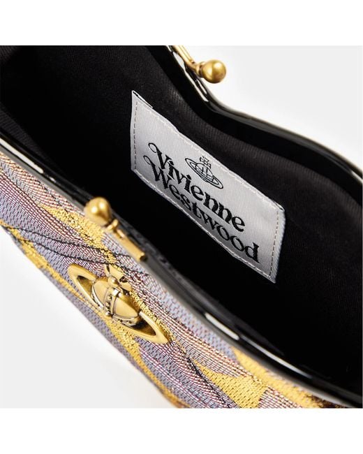 Vivienne Westwood White Viv Belle Heart-Shaped Shoulder Bag