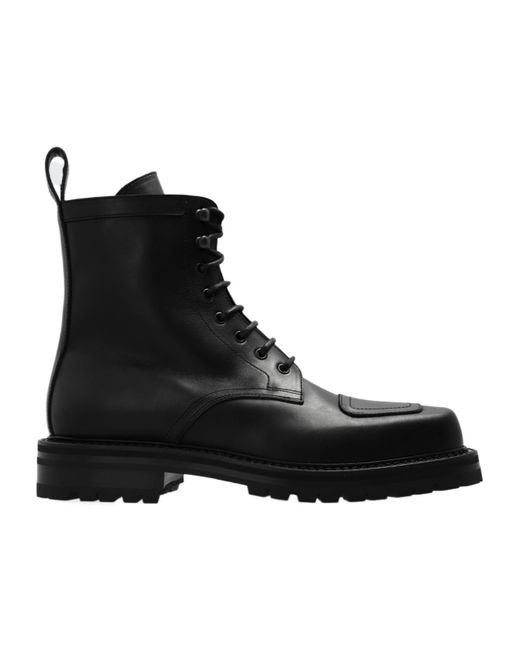Dries Van Noten Black Laced Boots for men