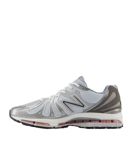 New Balance Gray 1890 Lace-Up Sneakers for men