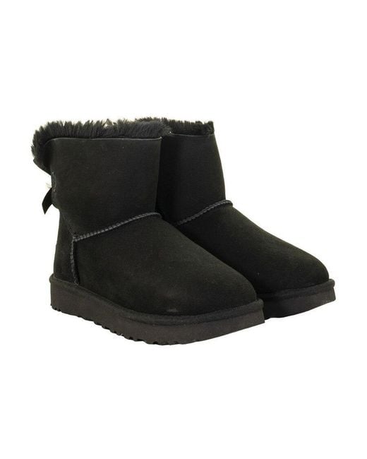 Ugg Black Mini Bailey Bow Ii Boots